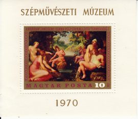 Hungary-1970 blokk-Paintings-UNC-Stamps