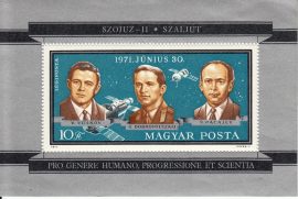 Hungary-1971 blokk-Szojuz 11-UNC-Stamps