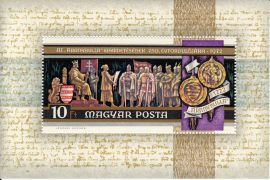 Hungary-1972 blokk-Golden Bull-UNC-Stamp