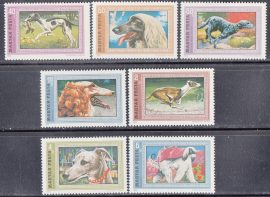 Hungary-1972 set-Dogs-UNC-Stamp