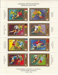 Hungary-1972 blokk-Football Championship-UNC-Stamp