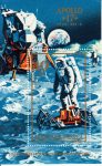 02.Magyarország-1973 blokk-Apollo 17-UNC-Bélyegek