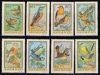 Hungary-1973 set-Birds-UNC-Stamps
