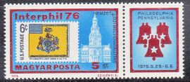 08.Magyarország-1976-Interphil-UNC-Bélyeg