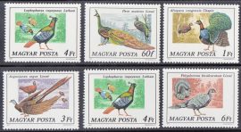 Hungary-1977 set-Birds-UNC-Stamps