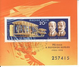Hungary-1978 blokk-Flying-UNC-Stamp