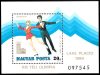 Hungary-1979 block-Winter Olympics-UNC-Stamp