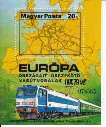 Hungary-1979 block-International Transport Exhibition-UNC-Stamp