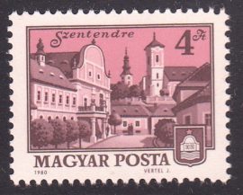 16.Magyarország-1980-Tájak városok-UNC-Bélyeg