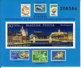 Hungary-1982 blokk-Stamp Day-UNC-Stamps