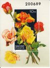 Hungary-1982 blokk-Roses-UNC-Stamps