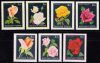 Hungary-1982 set-Roses-UNC-Stamps