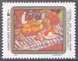 Hungary-1983-Czóbel Béla-UNC-Stamp