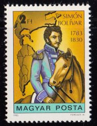 14.Magyarország-1983-Simón Bolívar-UNC-Bélyeg