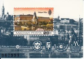 20.Magyarország-1984 blokk-Duna-parti szállodák Budapesten-UNC-Bélyegek