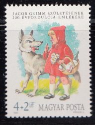 Hungary-1985-The 200th Anniversary of the Birth of Jacob Grimm-UNC-Stamp