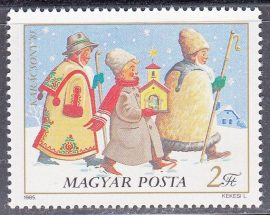 29.Magyarország-1985-Karácsony-UNC-Bélyeg
