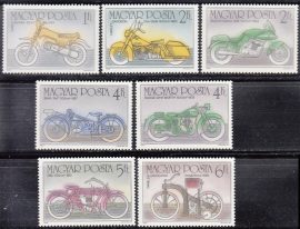 32.Magyarország-1985 sor-100 éves a motorkerékpár-UNC-Bélyegek