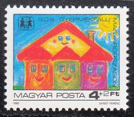 31.Magyarország-1985-SOS Gyermekfalu Magyarországon-UNC-Bélyeg