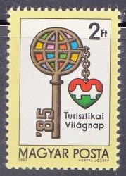 21.Magyarország-1985-Turisztikai Világnap-UNC-Bélyeg