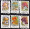 Hungary-1986 set-Mushrooms-UNC-Stamps