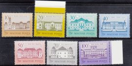 Hungary-1987 set-Castles-UNC-Stamps