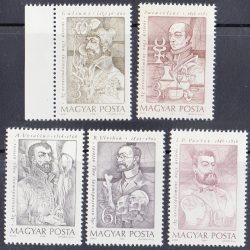 Hungary-1989 set-Doctors-UNC-Stamp