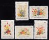 Hungary-1989 set-Flowers-UNC-Stamp