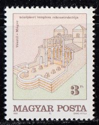 13.Magyarország-1989-Történelmi emlékhelyeink-UNC-Bélyeg