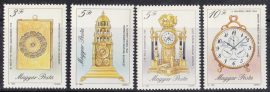 Hungary-1990 set-Old clocks-UNC-Stamp