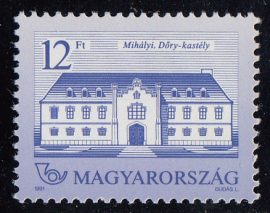 20.Magyarország-1991-Kastélyok-UNC-Bélyegek