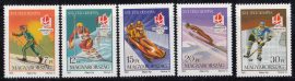 Hungary-1991 set-Winter Olimpyc-UNC-Stamp