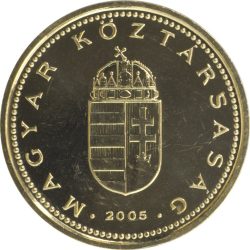 Magyarország-1992-2008-1 Forint-Nikkel-Sárgaréz-VF-Pénzérme
