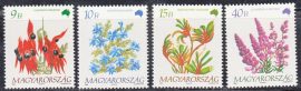 Hungary-1992 set-Flowers-UNC-Stamp