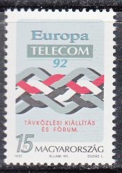 20.Magyarország-1992-Telecom-UNC-Bélyegek