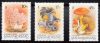 Hungary-1993 set-Mushrooms-UNC-Stamps