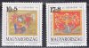 Hungary-1993 set-Textile Art-UNC-Stamps