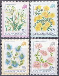 Hungary-1994 set-Flowers-UNC-Stamp