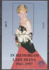 Hungary-1997 block-Lady Diana-UNC-Stamp