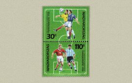 Hungary-1998 set-Soccer Championship-UNC-Stamps