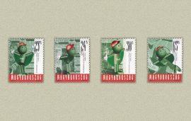 Hungary-1998 set-Postas Balint-UNC-Stamps