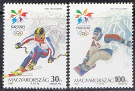 03.Magyarország-1998 sor-Téli Olimpia-UNC-Bélyegek