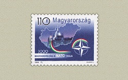 10.Magyarország-1999-Magyarország a NATO tagja-UNC-Bélyeg