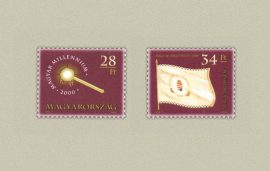 06.Magyarország-2000 sor-Magyar Millennium II-UNC-Bélyegek