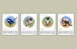 Hungary-2000 set-Animals-UNC-Stamps