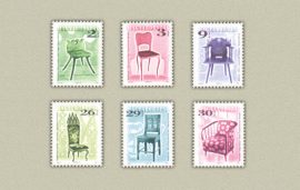Hungary-2000 set-Furniture-UNC-Stamps