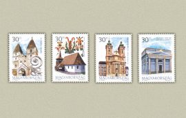 Hungary-2000 set-Church-UNC-Stamps