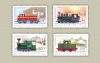 Hungary-2001 set-Narrow Gauge Railway-UNC-Stamps