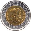 Magyarország-2002-100 Forint-Bimetall-VF-Pénzérme