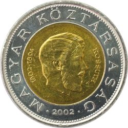 Magyarország-2002-100 Forint-Bimetall-VF-Pénzérme